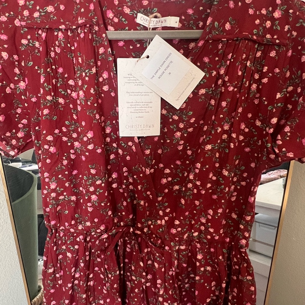 Dawn Dress in Rouge Rosette - Christy Dawn - Picture 4 of 4